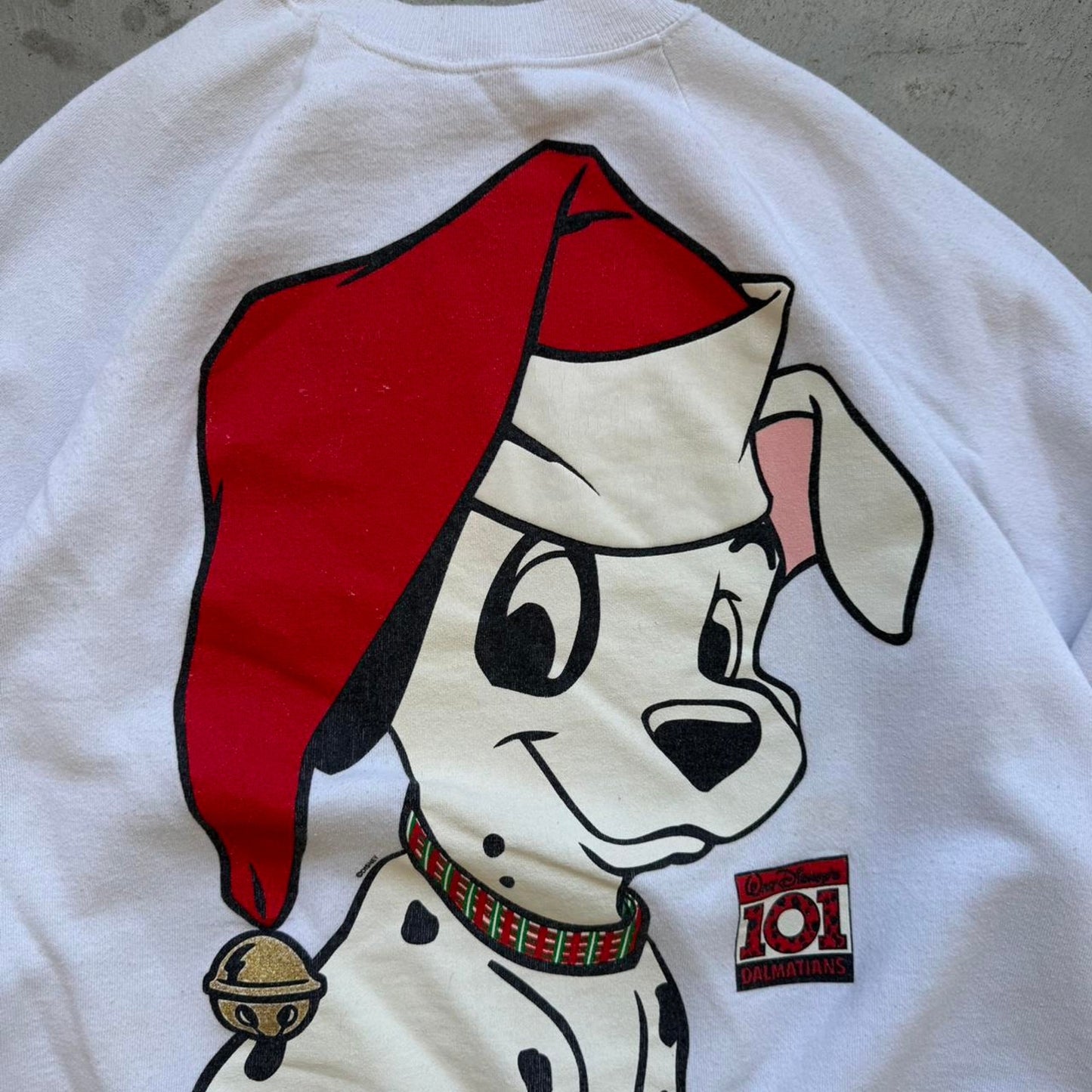 Vintage 90s 101 Dalmatians Disney Christmas Crewneck - Large