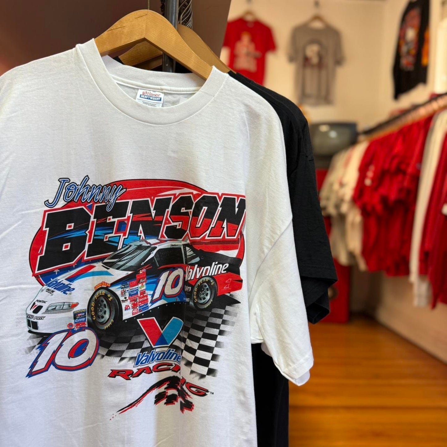 Vintage 90s Johnny Benson NASCAR Racing Racecar T-Shirt - X-Large