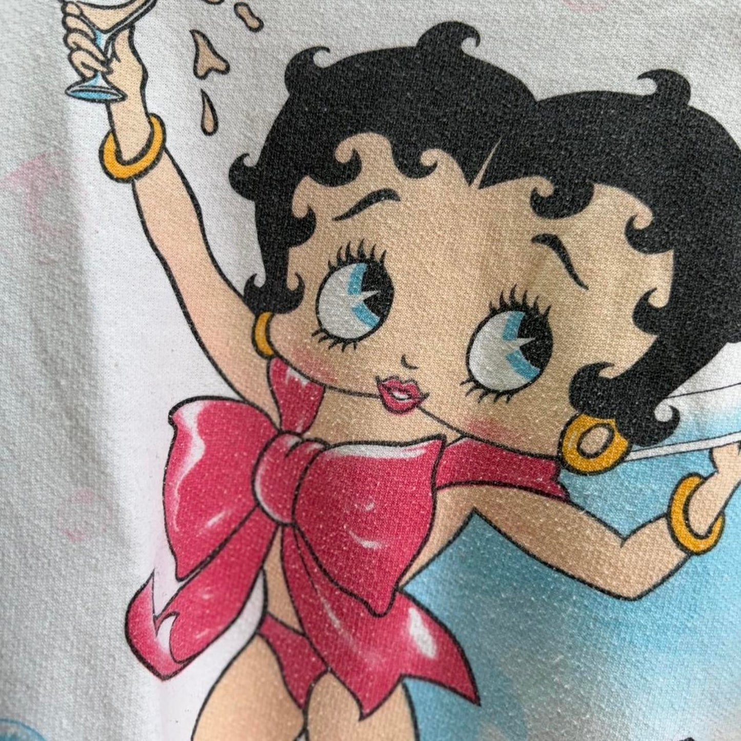 Vintage 90s Betty Boop Cartoon Character Dancing Crewneck