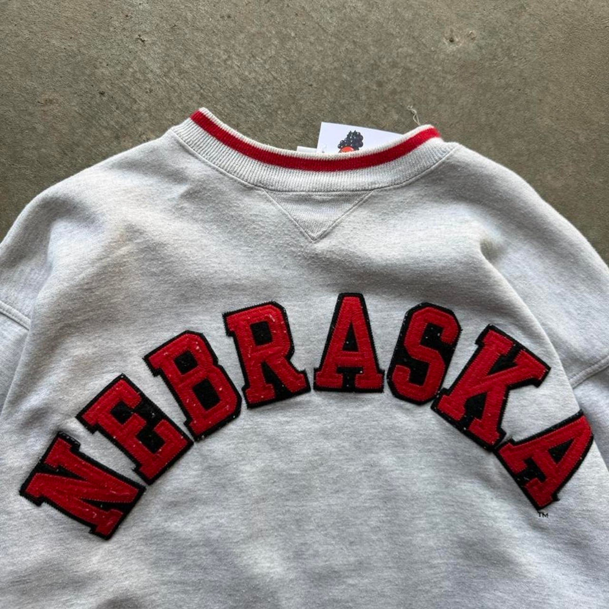 Vintage 90s Nebraska Huskers Spell Out Crewneck - X-Large