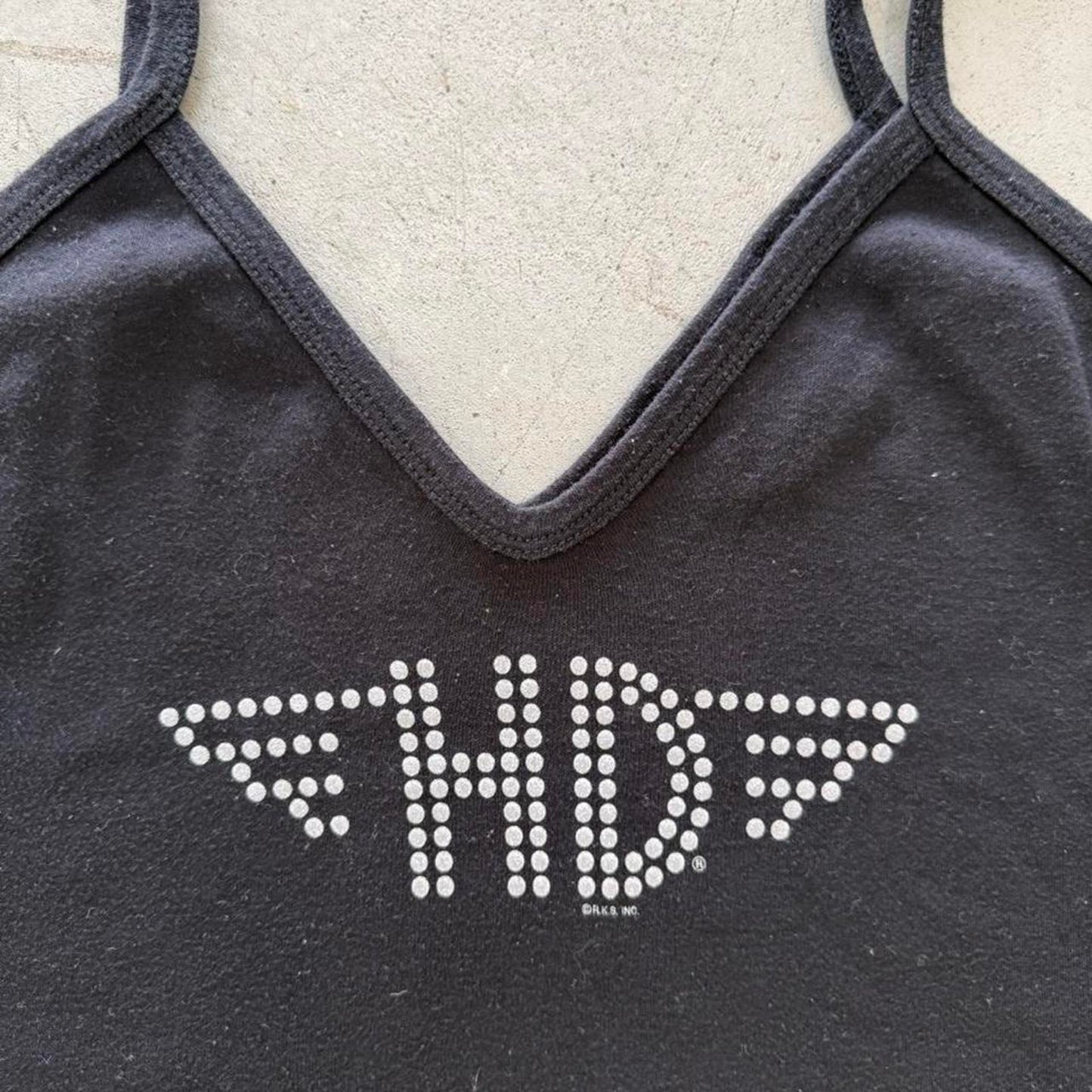 Vintage 90s Harley Davidson Studded Logo Tank Top - X-Large (W)