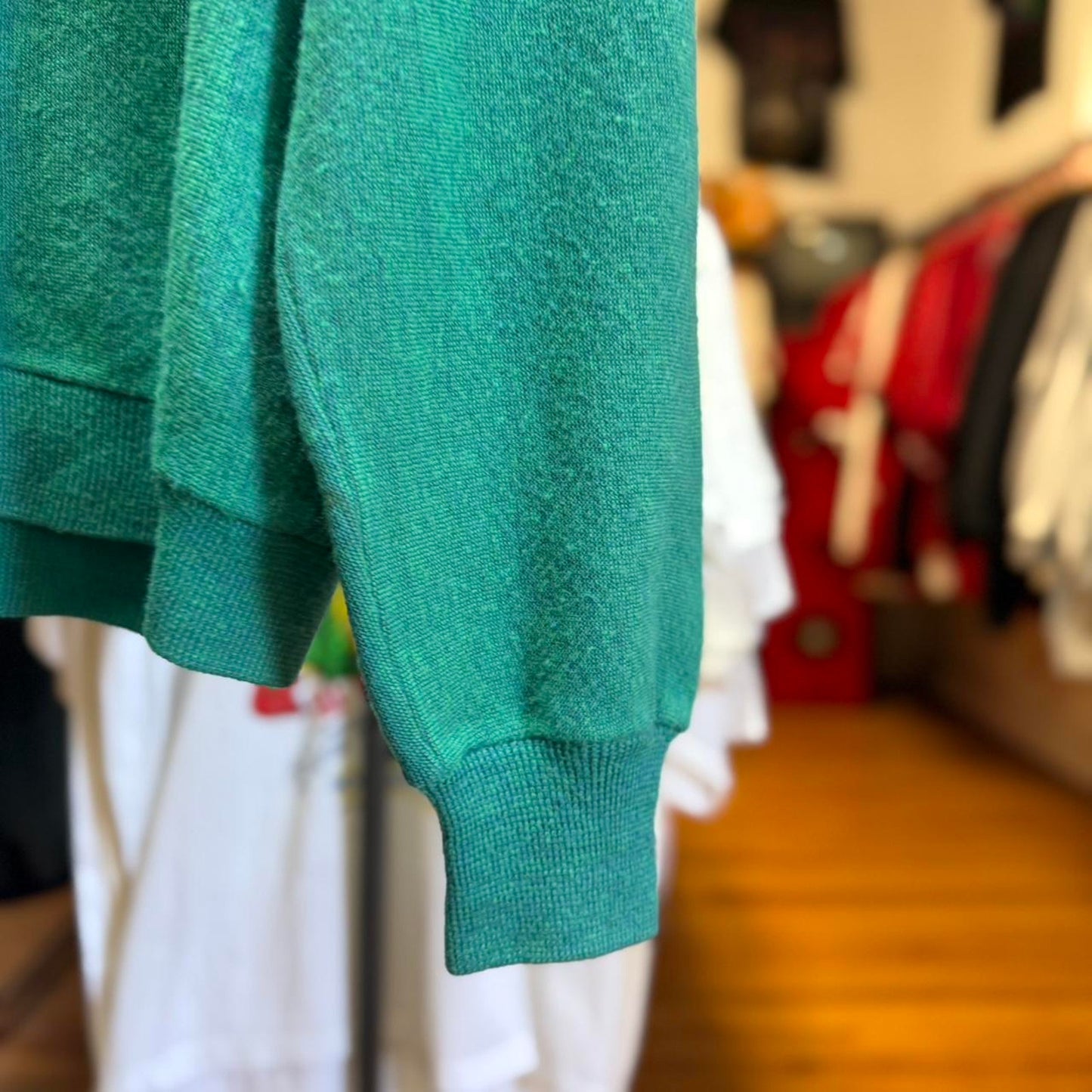 Vintage 90s Knit Blend Cardigan - Large