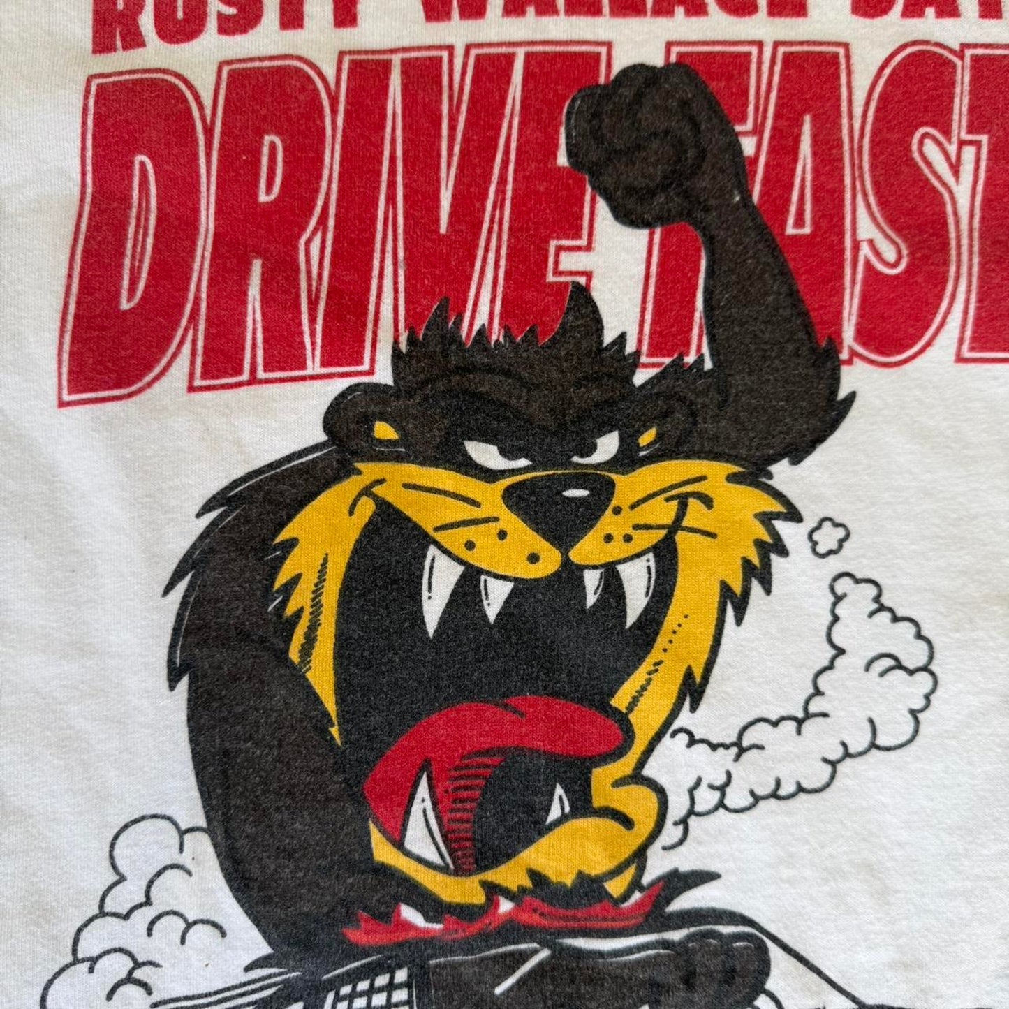 Vintage 90s Taz Rusty Wallace NASCAR Racing T-Shirt - X-Large
