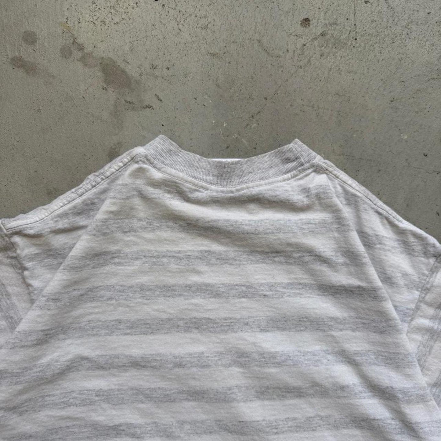 Vintage 90s Eagle Native American Striped T-Shirt - Medium