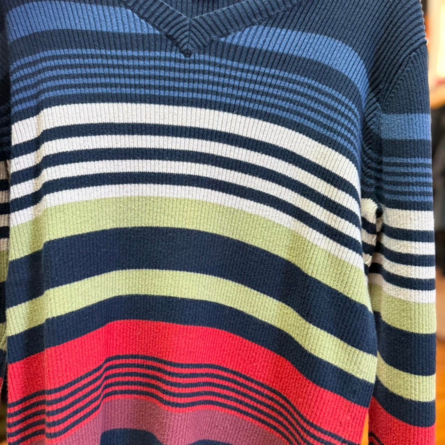 Vintage 90s Liz Clairborne Striped Sweater - X-Large (W)