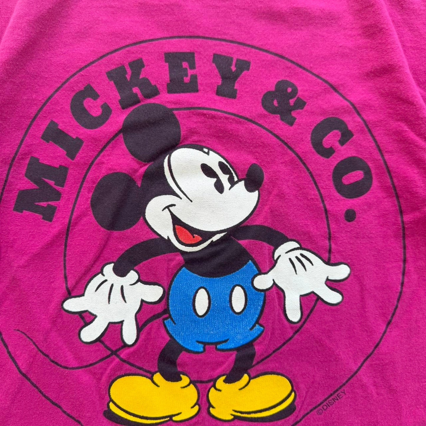 Vintage 90s Disney Mickey Mouse T-Shirt - Kids Small 7/8