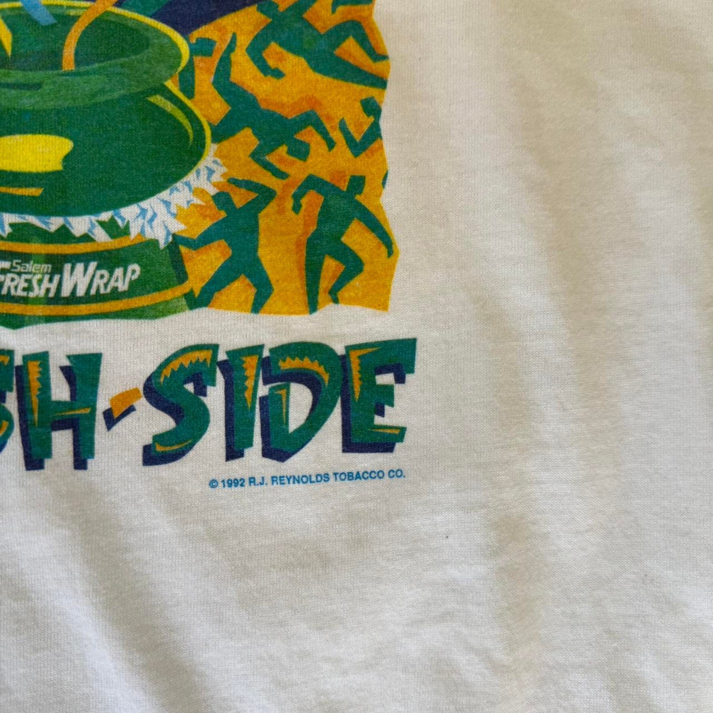 Vintage 90s Salem Cigarettes Fresh Side Promo T-Shirt - X-Large