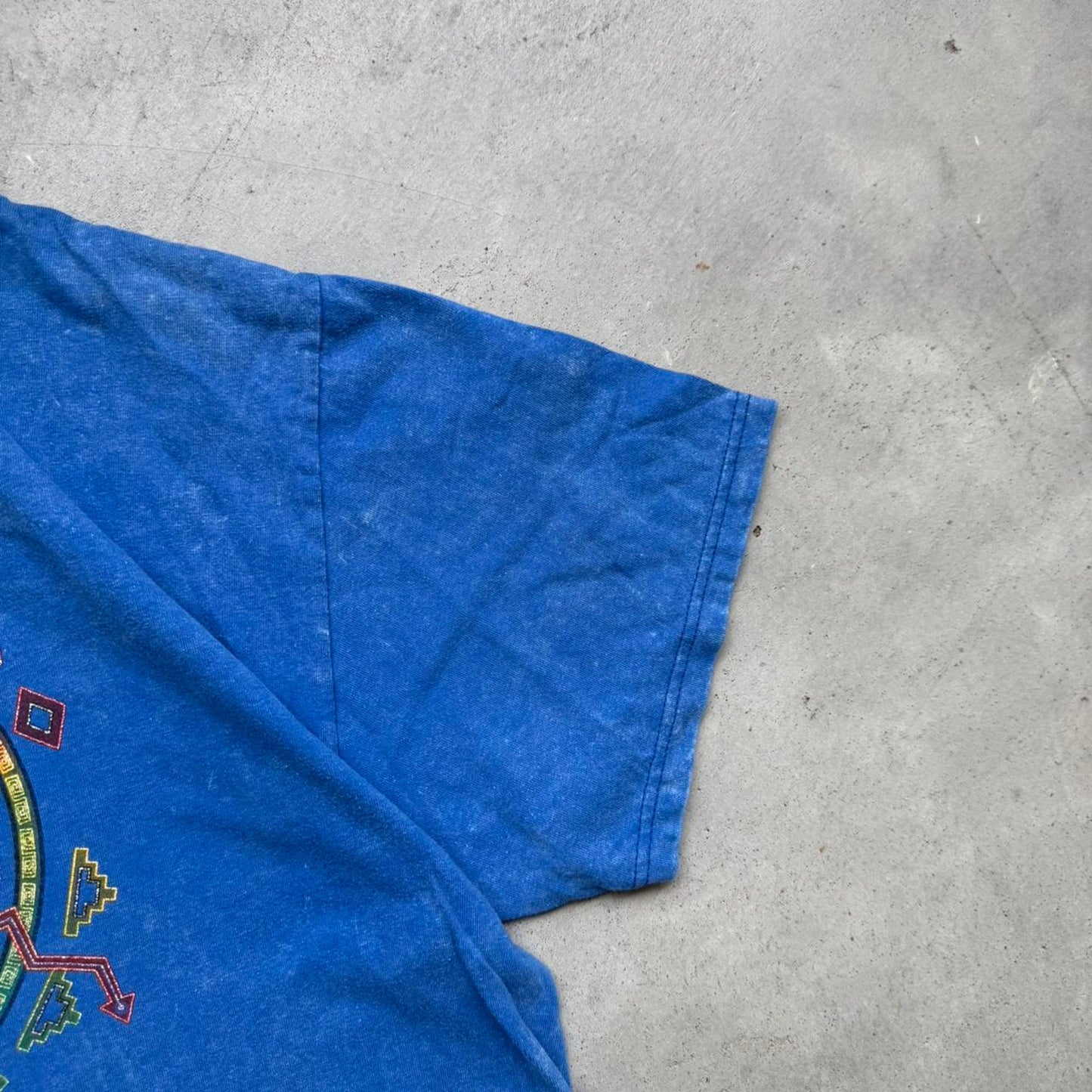Vintage 90s Aztec Style Native Arizona Art T-Shirt - X-Large