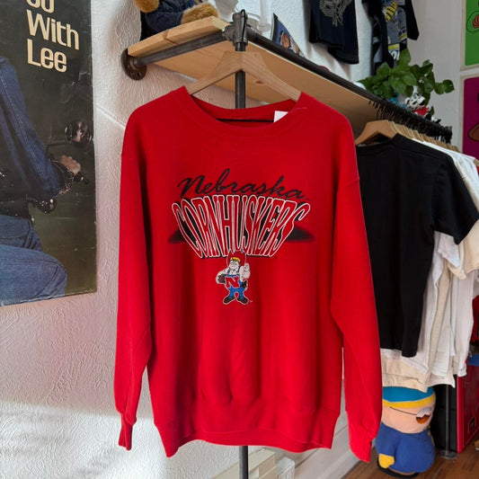 Vintage 90s Nebraska Huskers Herbie Cornhuskers Crewneck - Large