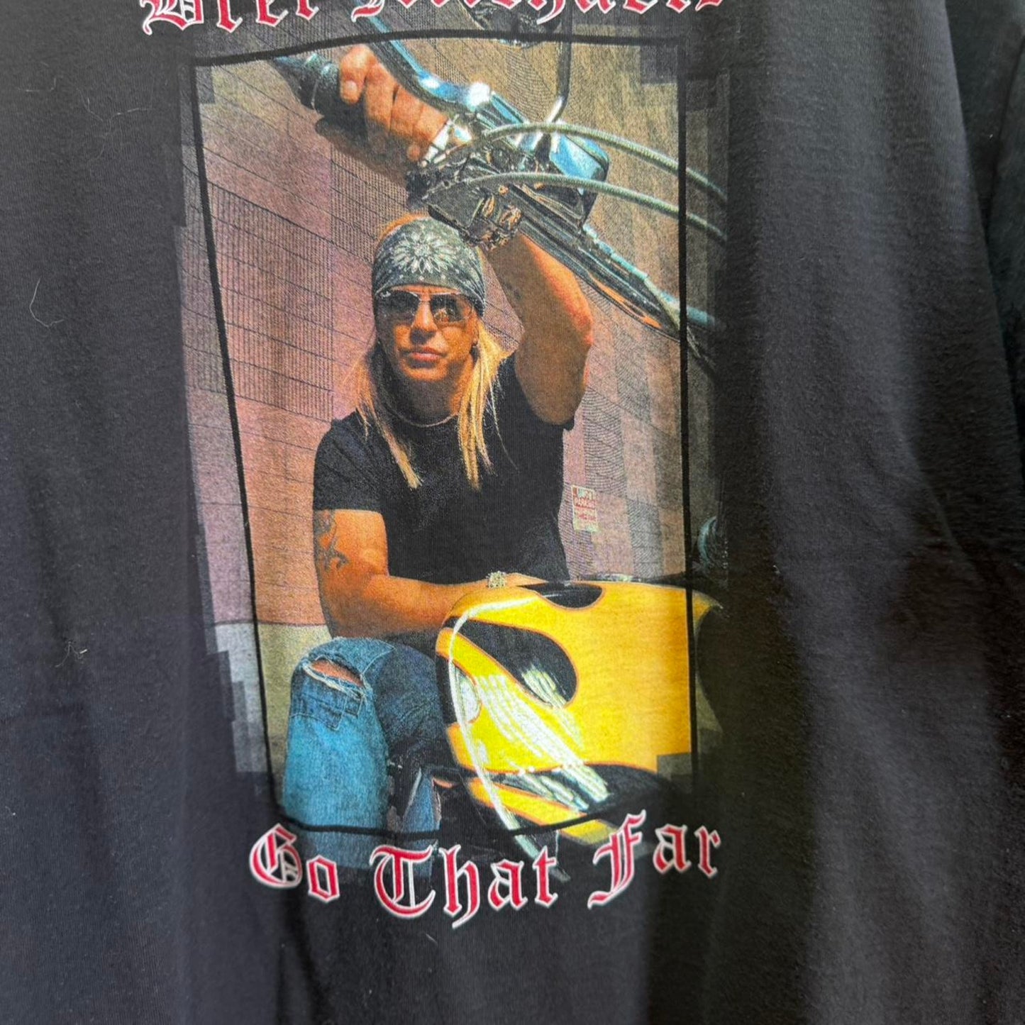 Vintage 90s Bret Michaels Band Music Concert T-Shirt