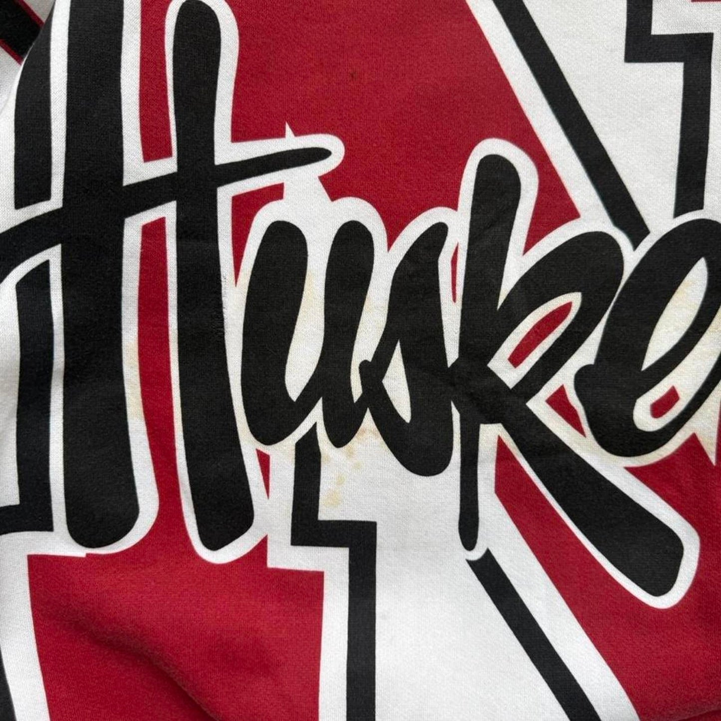 Vintage 90s Nebraska Huskers Gallop AOP Crewneck - Kids  Large