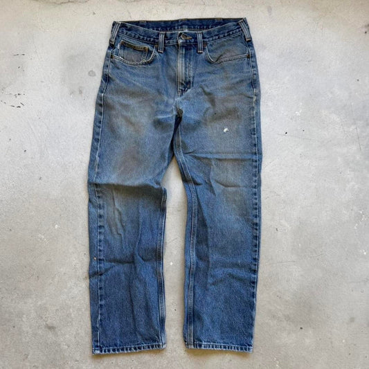 Vintage Carhartt Carpenter Faded Jeans - 34"