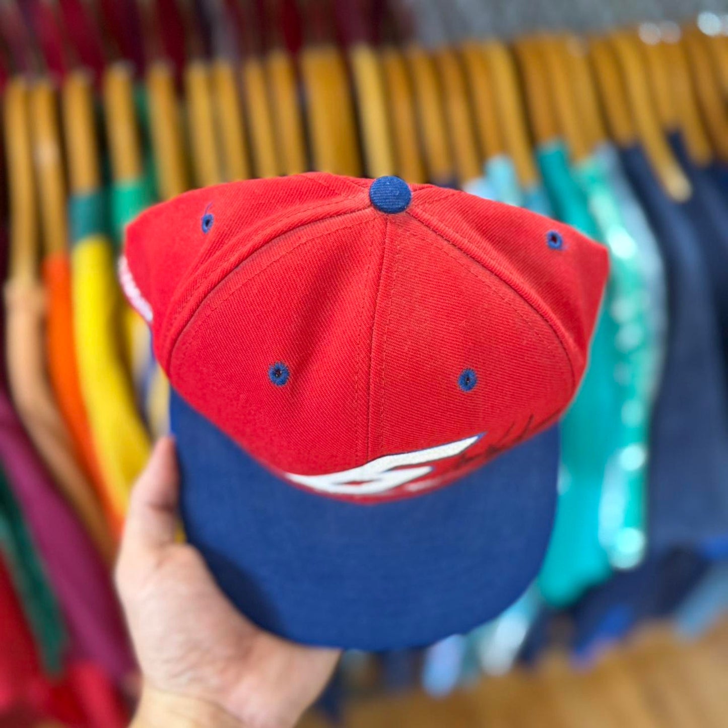 Vintage 90s Mark Martin NASCAR Racing Race Car Snapback