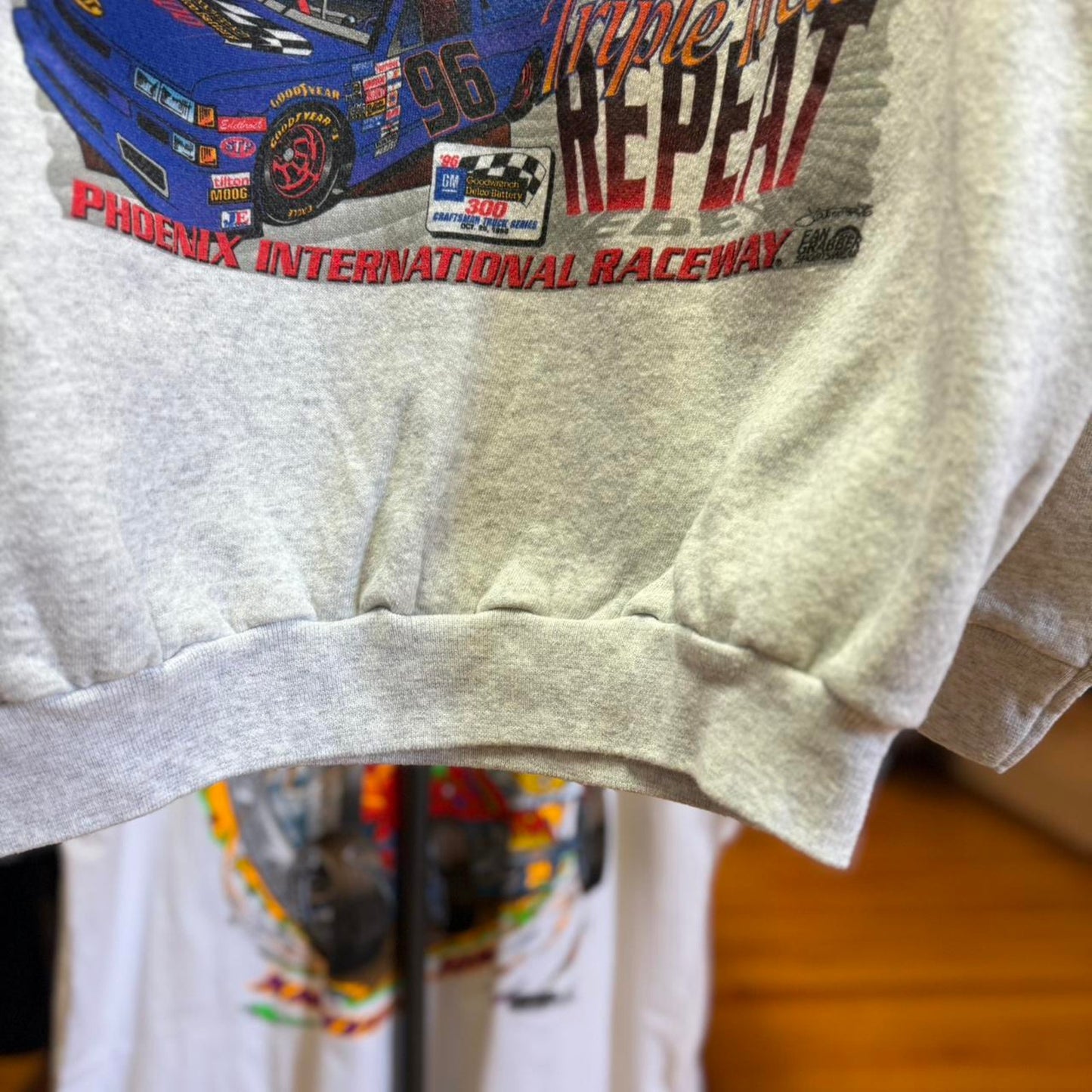 Vintage 90s NASCAR Phoenix Racing Racecar Crewneck - Large