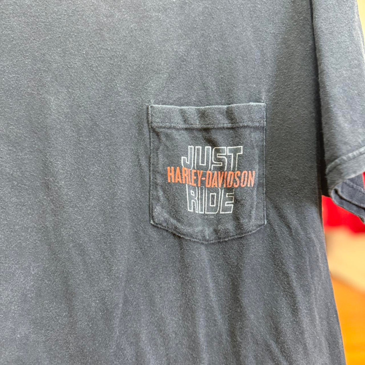 Vintage Harley Davidson Motorcycles Pocket T-Shirt