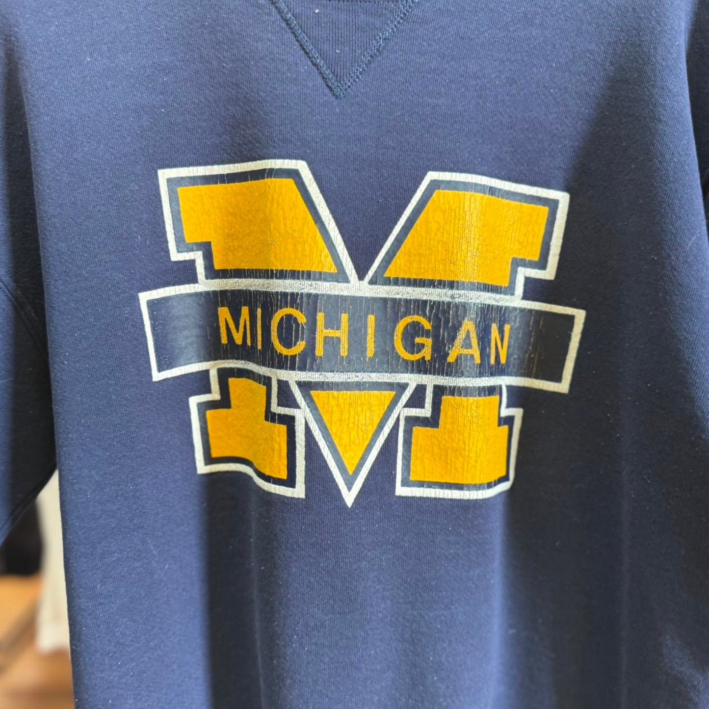 Vintage 90s Michigan Wolverines College University Crewneck