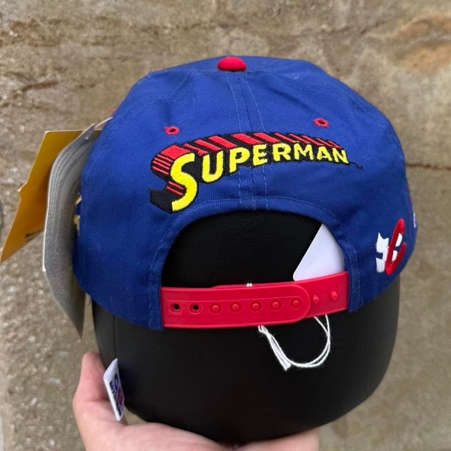Vintage 90s Superman Quaker State Racing NASCAR Snapback