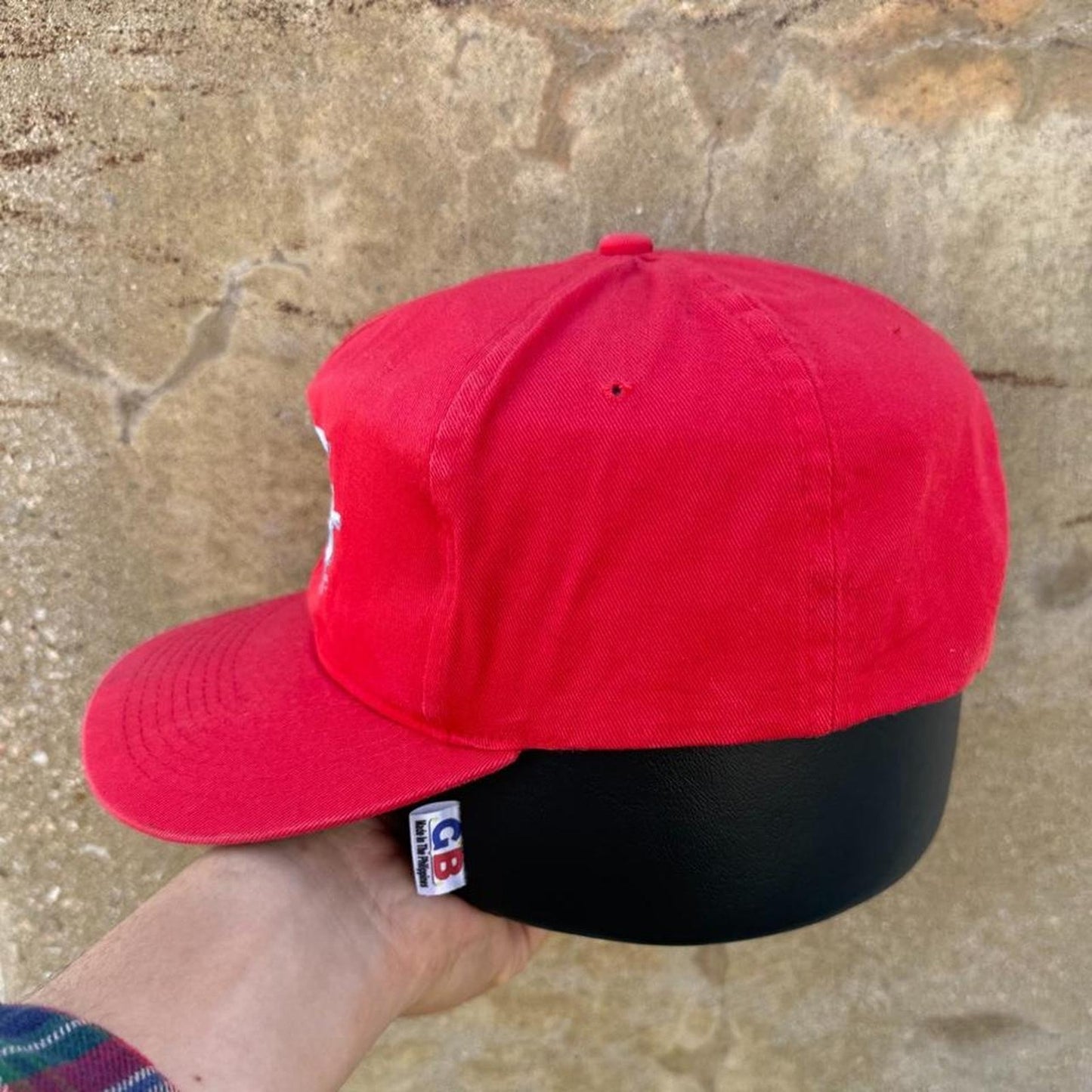 Vintage 90s Nebraska Huskers Embroidered Snapback