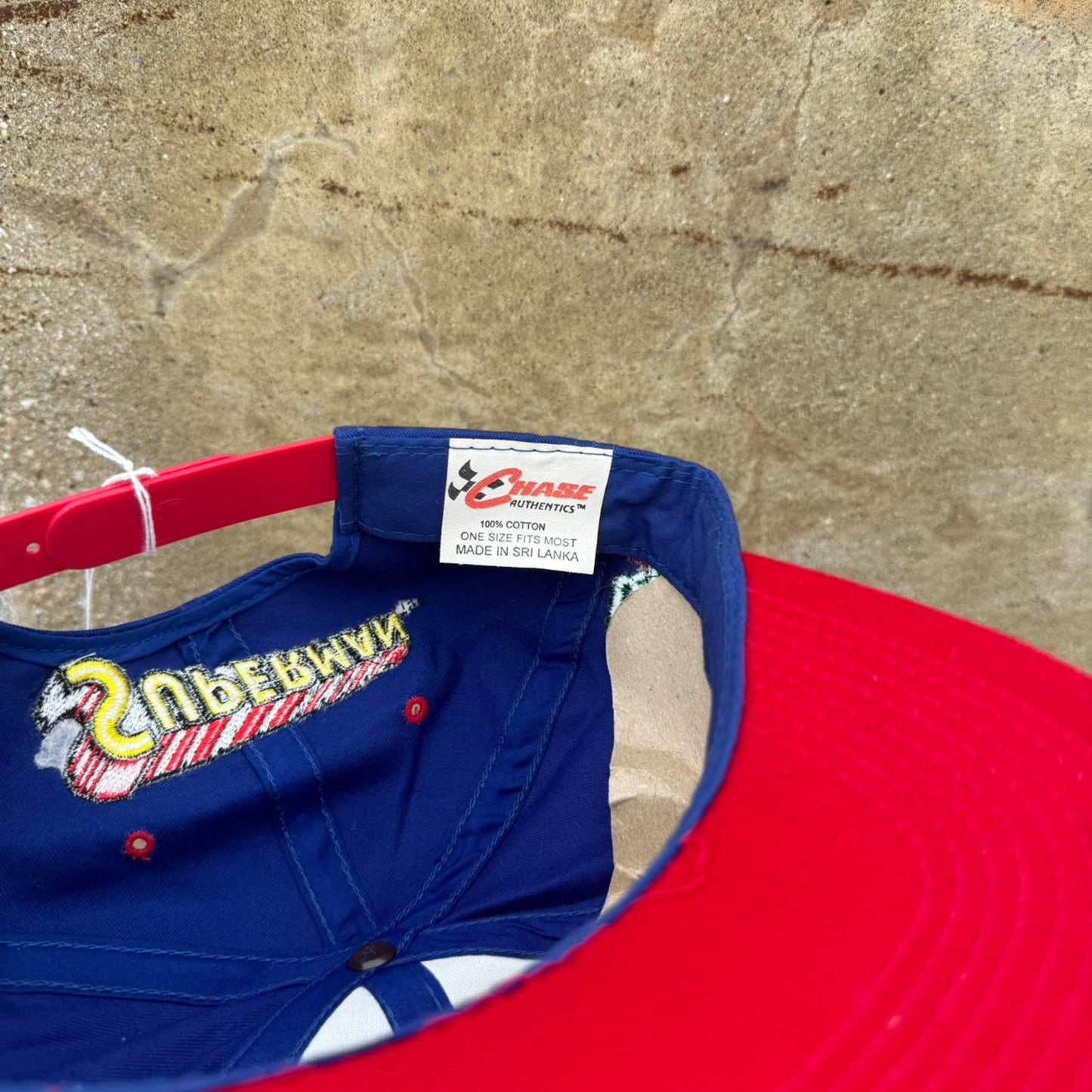 Vintage 90s Superman Quaker State Racing NASCAR Snapback