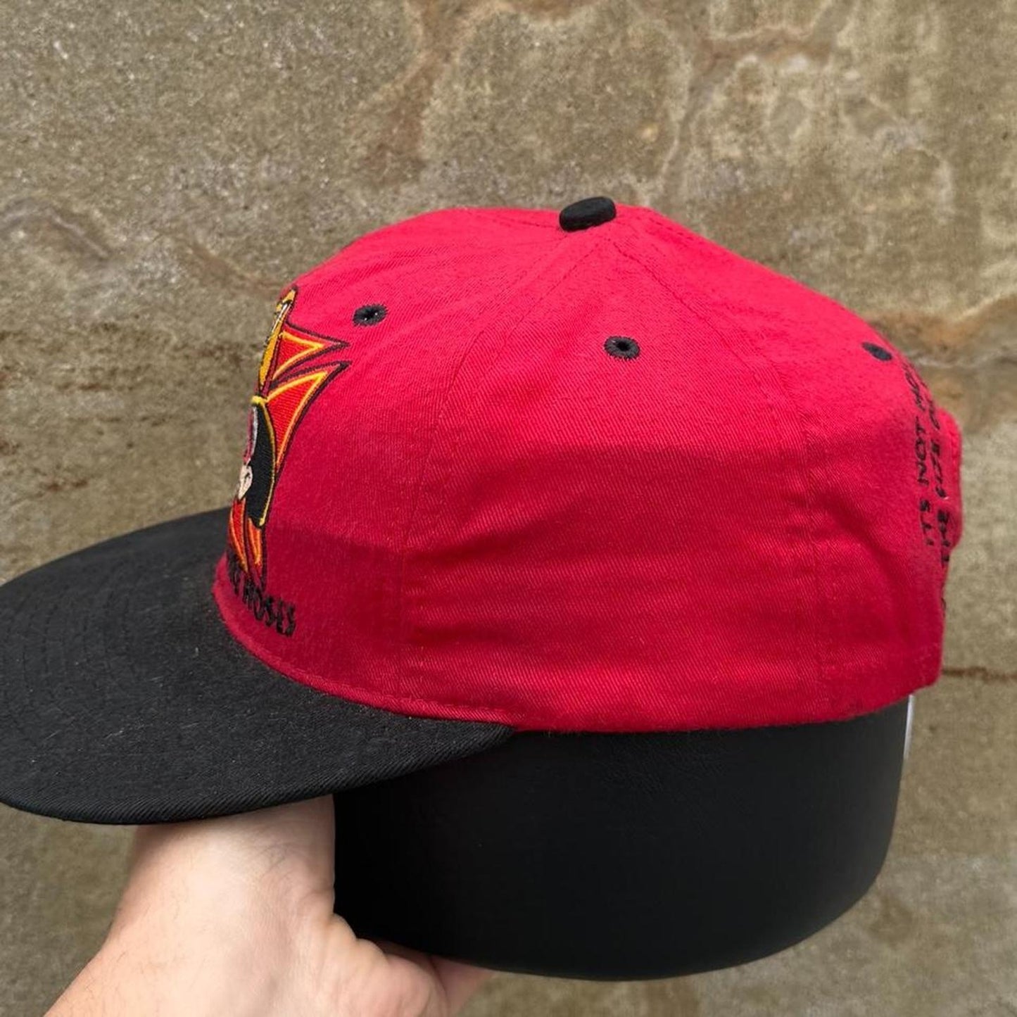 Vintage 90s Big Johnson Fire Hoses Humor Snapback