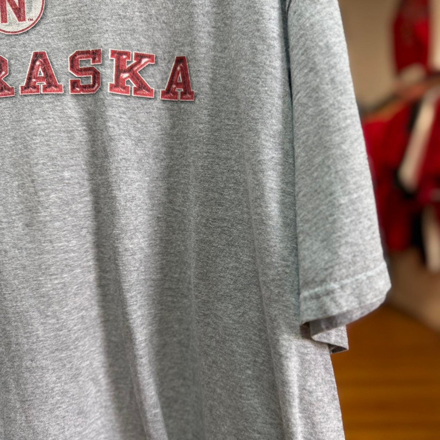 Vintage 90s Nebraska Huskers Football T-Shirt - Large