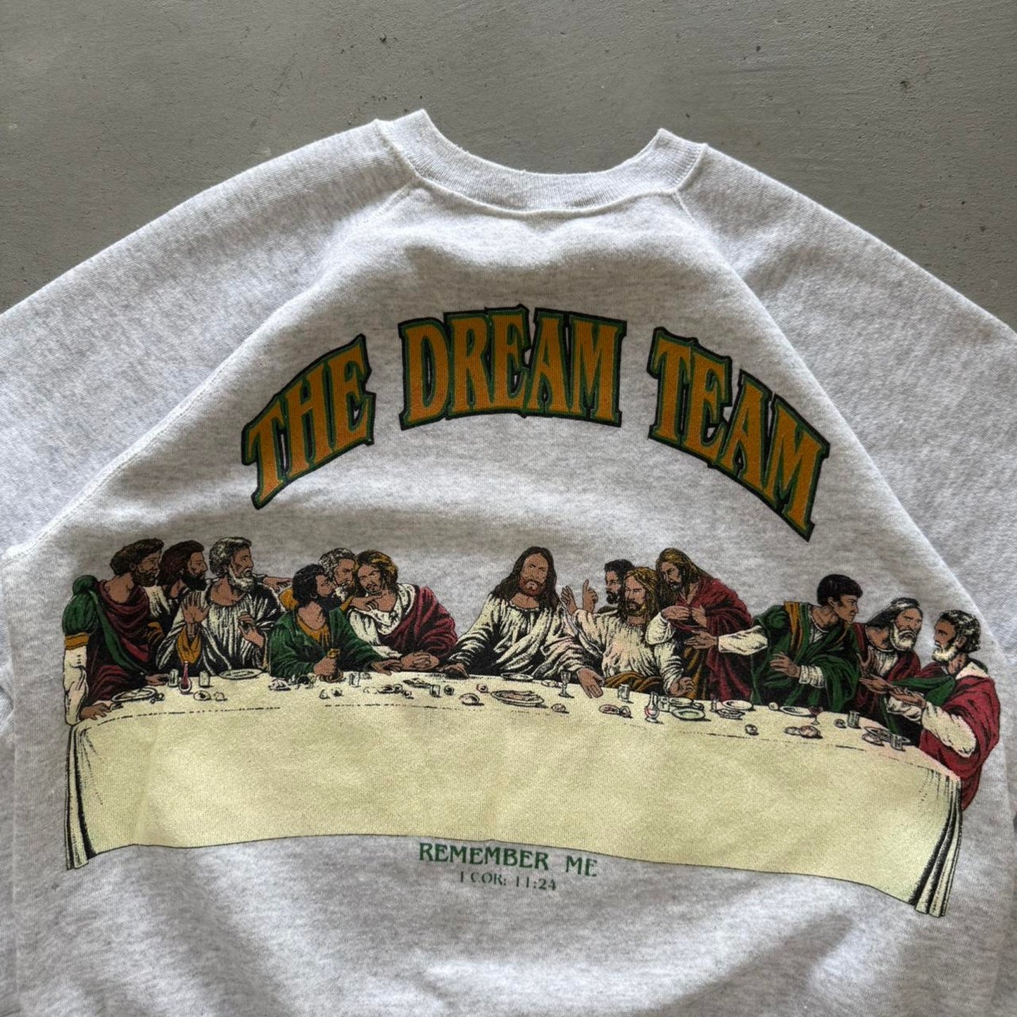 Vintage 90s The Dream Team Last Supper Jesus Crewneck - X-Large