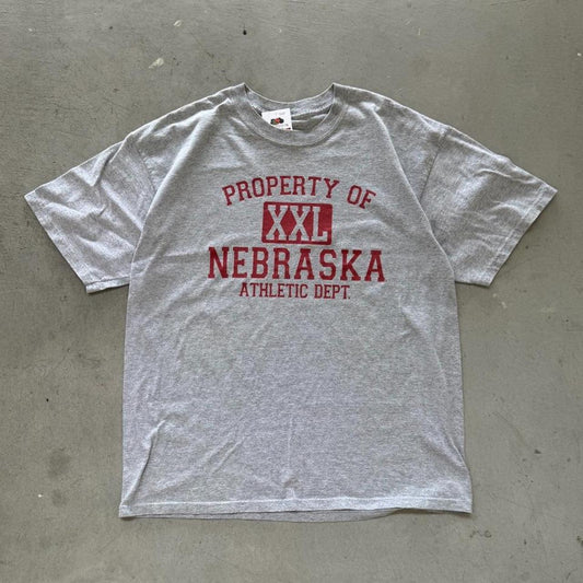 Vintage 90s University of Nebraska Athletic Dept T-Shirt - XX-Large