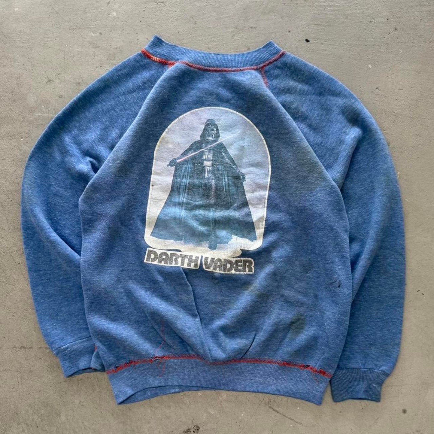 Vintage 70s Star Wars Darth Vader Sci Fi Crewneck - Medium