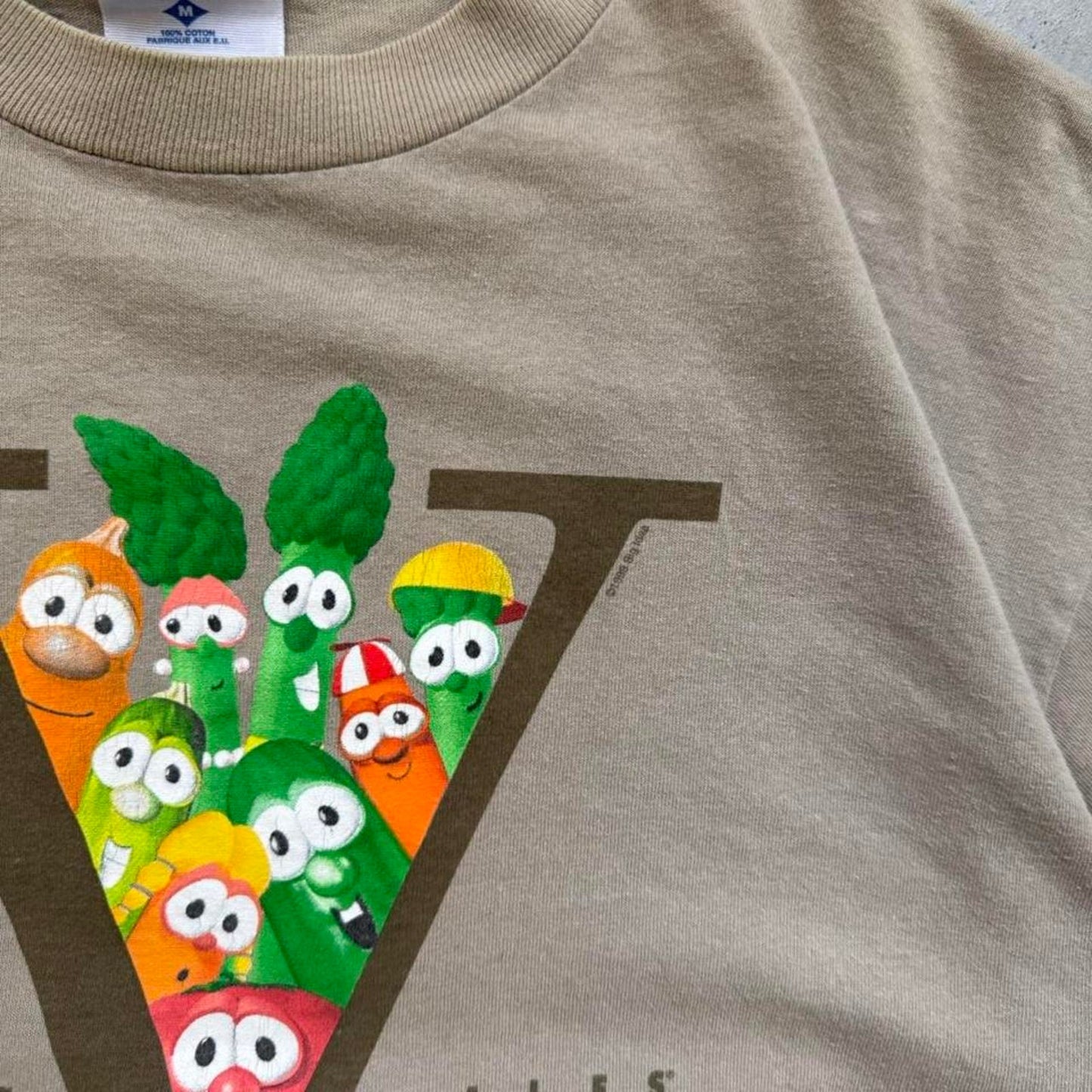 Vintage 90s Veggietales Jesus Bible T-Shirt - Medium