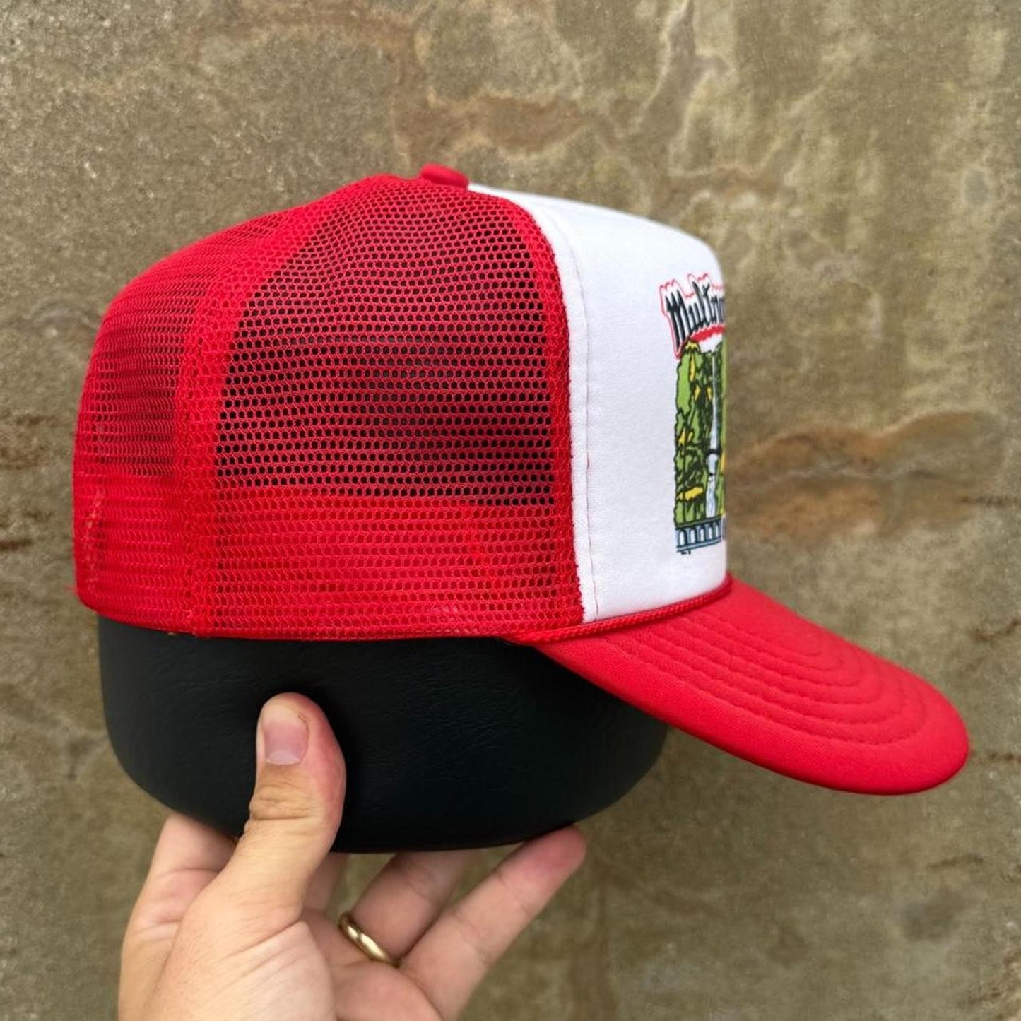 Vintage 90s Multnomah Falls Oregon Trucker Cap